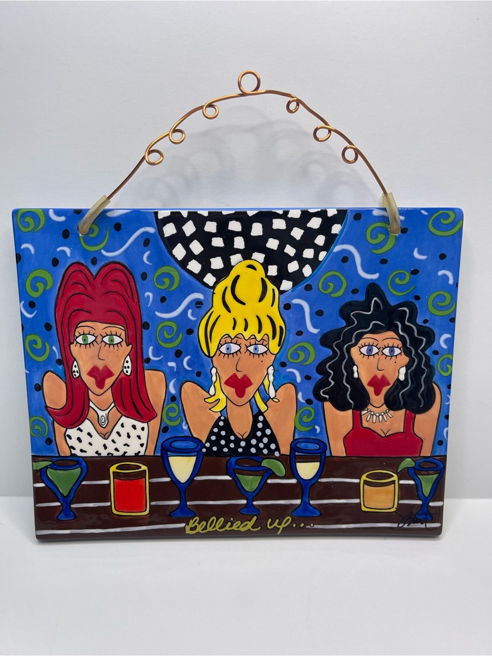 Westland Queen Divas Bellied Night Out Bar Scene Wall decor Jules Burt 2005